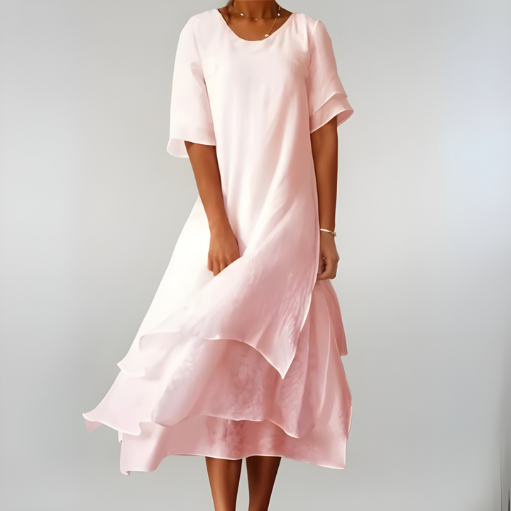 Women’s Lightweight Maxi Dress Elegant Flowing Silhouette 0
