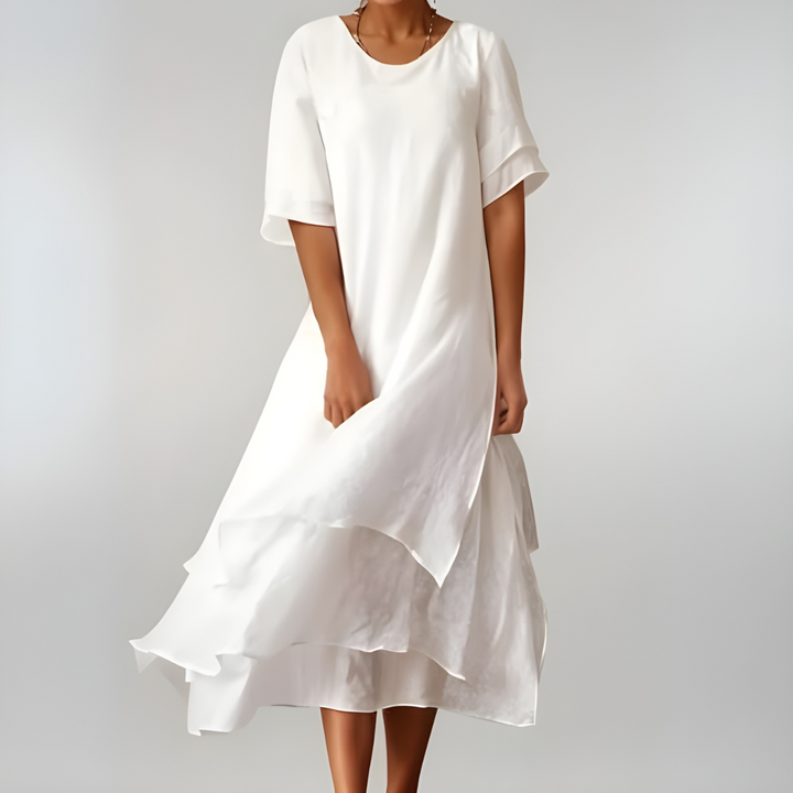 Women’s Lightweight Maxi Dress Elegant Flowing Silhouette 1