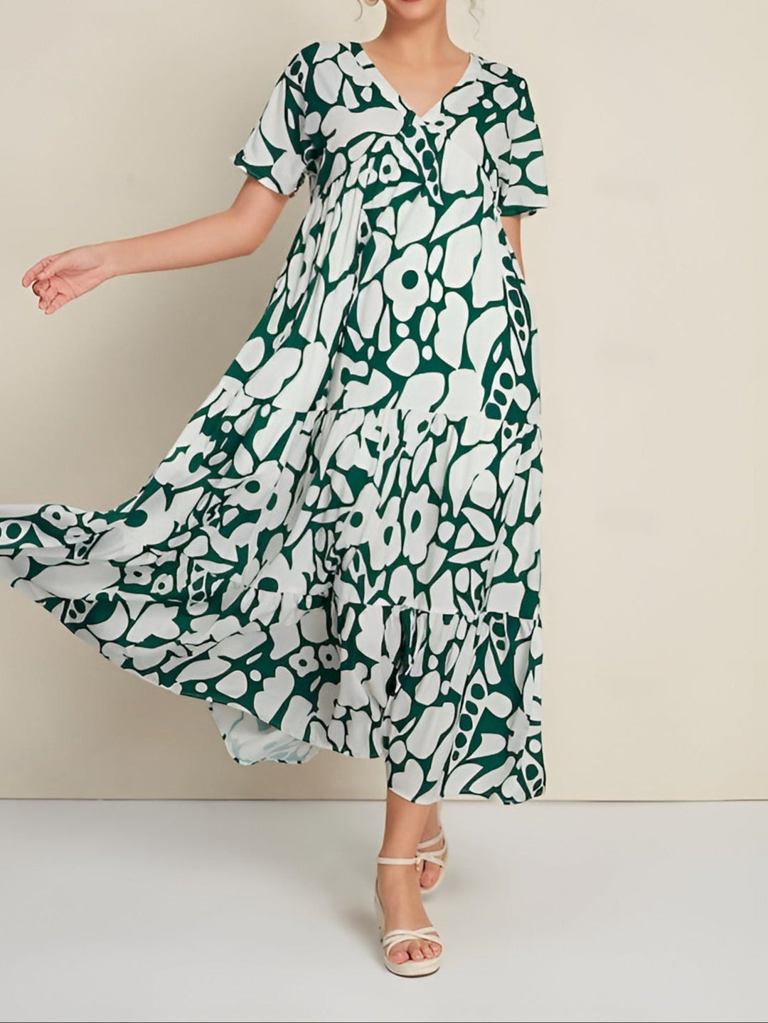 Women’s Lightweight Maxi Dress Fluid Silhouette for Summer 0