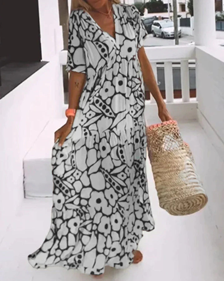 Women’s Lightweight Maxi Dress Fluid Silhouette for Summer 3