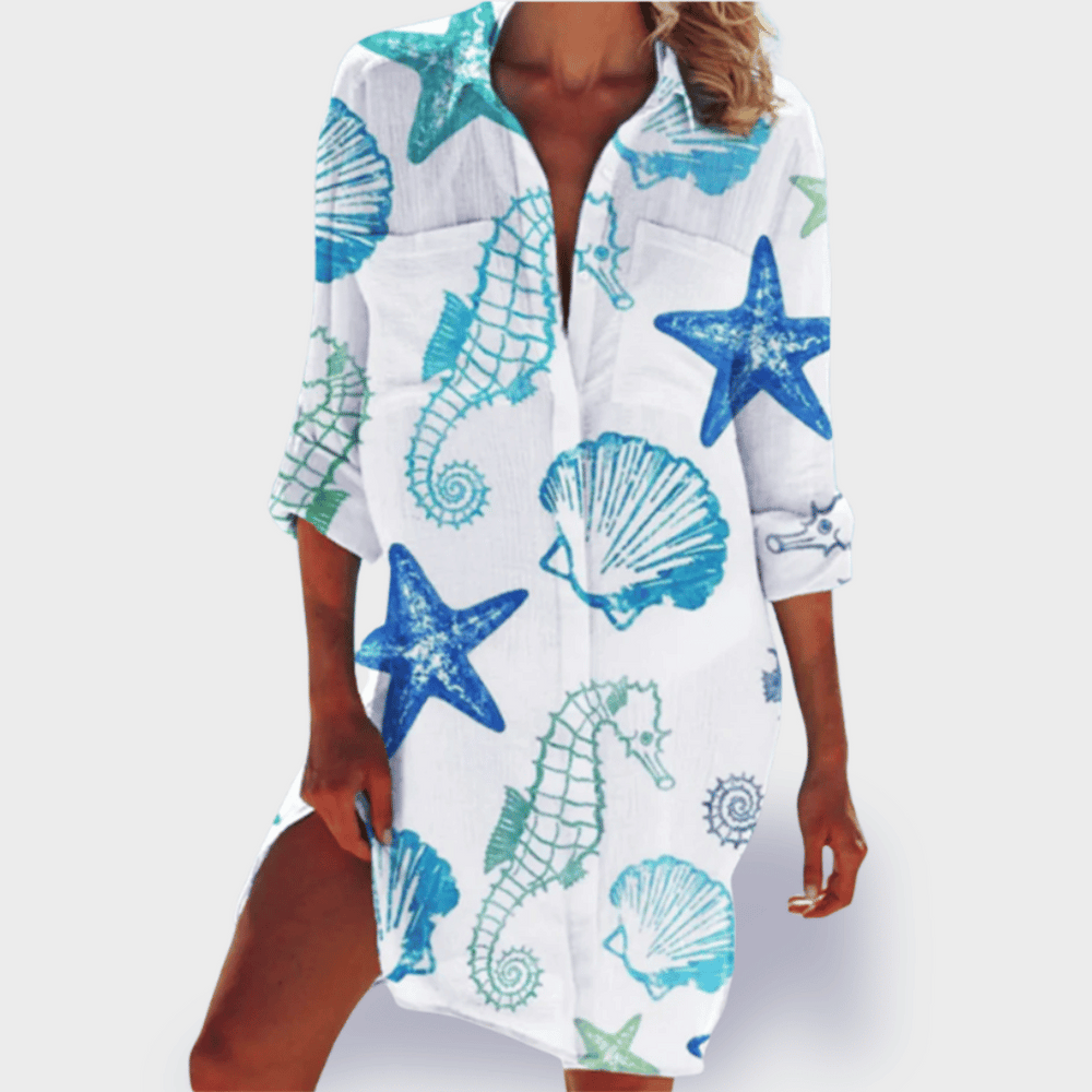 Women’s Lightweight Summer Dress Vibrant Colorful Design 1