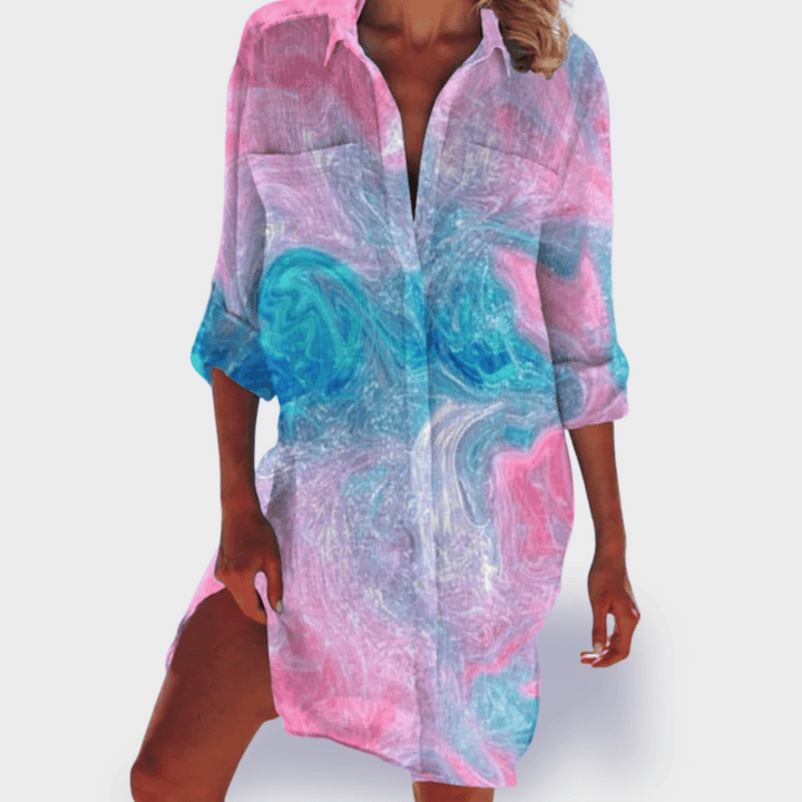 Women’s Lightweight Summer Dress Vibrant Colorful Design 4