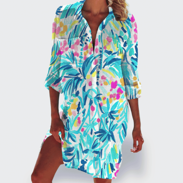 Women’s Lightweight Summer Dress Vibrant Colorful Design 6