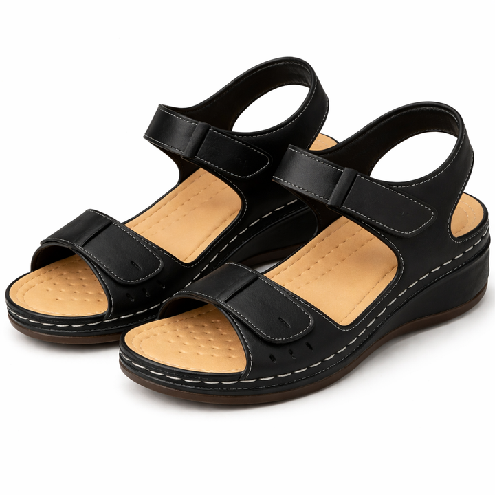 Women’s Lightweight Wedge Heel Sandals Open-Toe Design 5