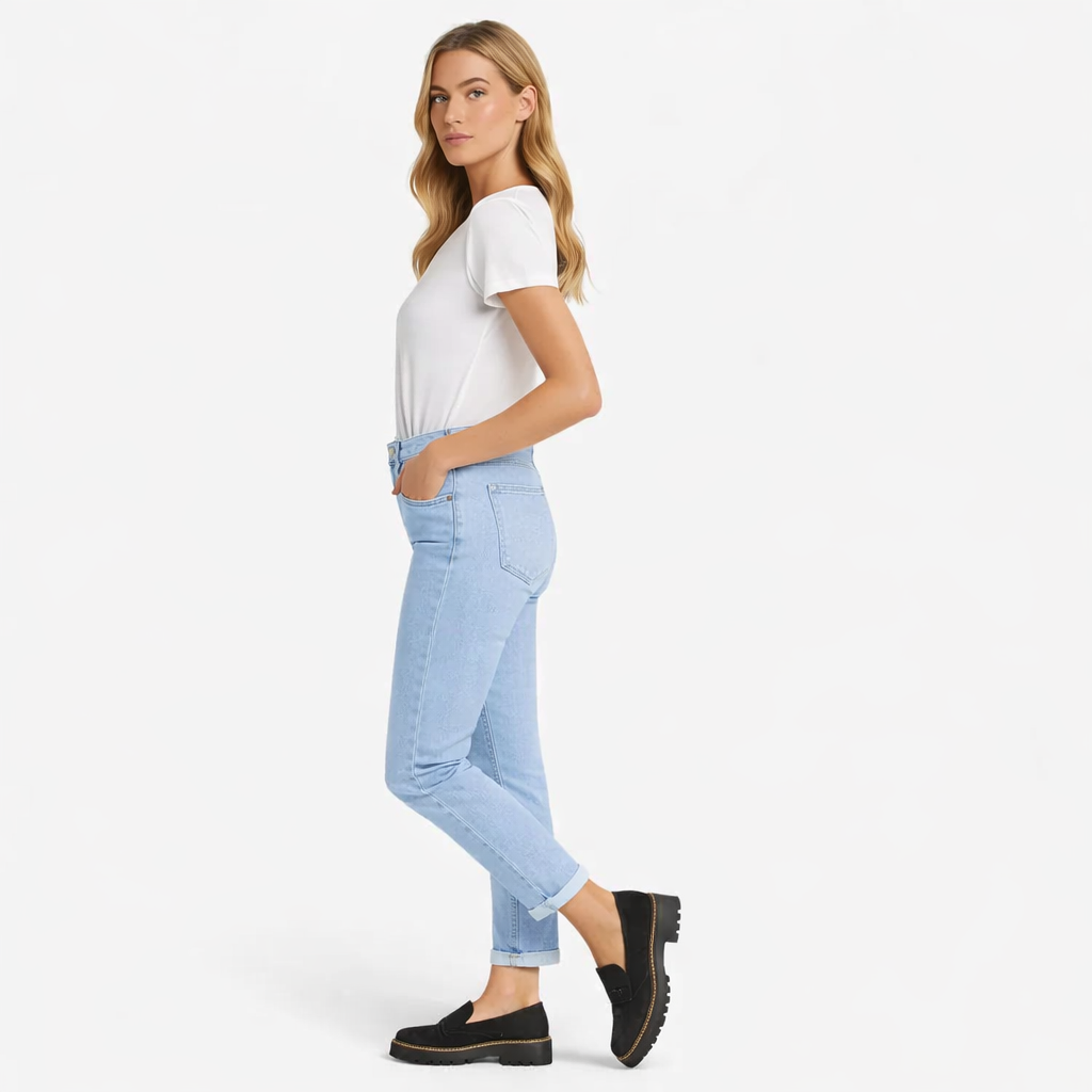 Women’s Loafers Soft Suede Look with Low Block Heel 8