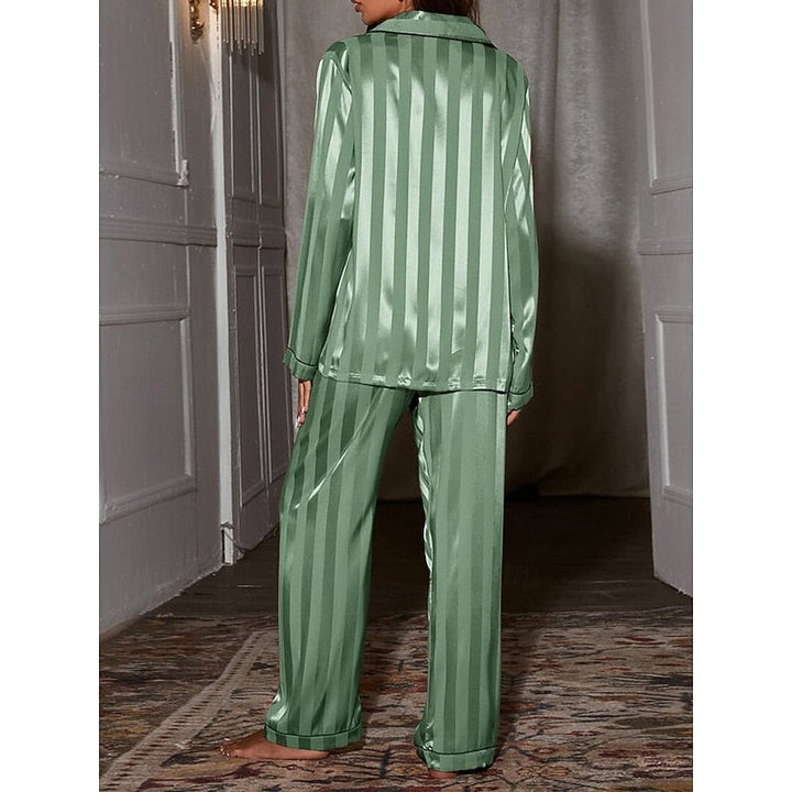 Women’s Long Sleeve Lounge Set Elegant Comfort and Relaxed Fit 7
