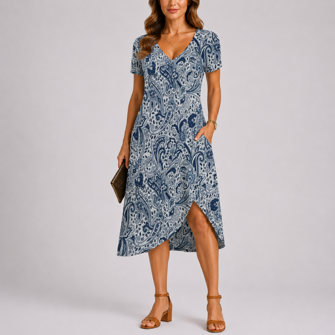 Women’s Maxi Dress V-Neck Casual Summer Style 5