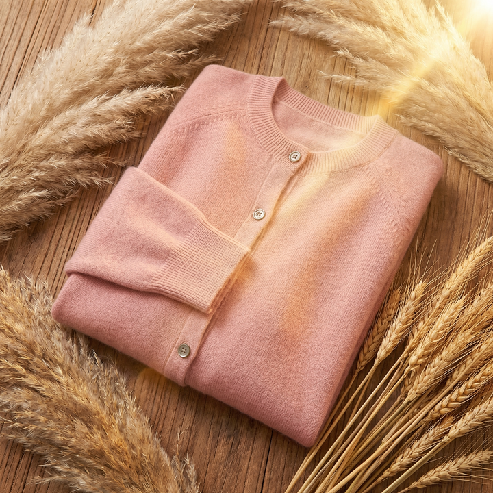 Women’s Merino Wool Cardigan Classic Fit Elegant Layering Piece 1