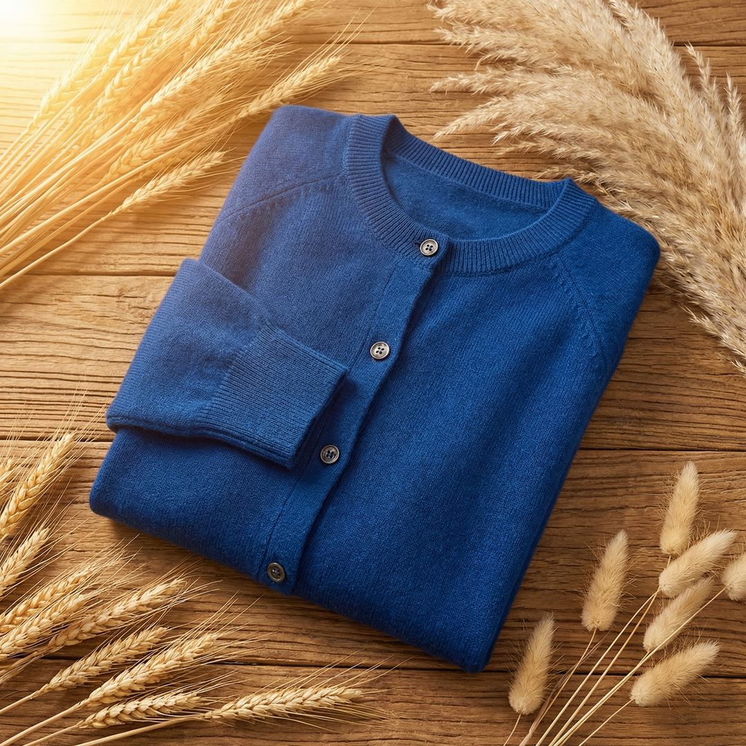 Women’s Merino Wool Cardigan Classic Fit Elegant Layering Piece 2