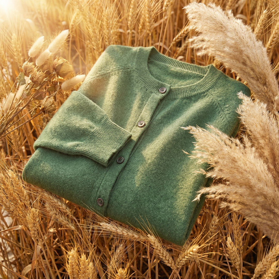 Women’s Merino Wool Cardigan Classic Fit Elegant Layering Piece 3