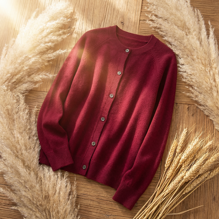 Women’s Merino Wool Cardigan Classic Fit Elegant Layering Piece 4