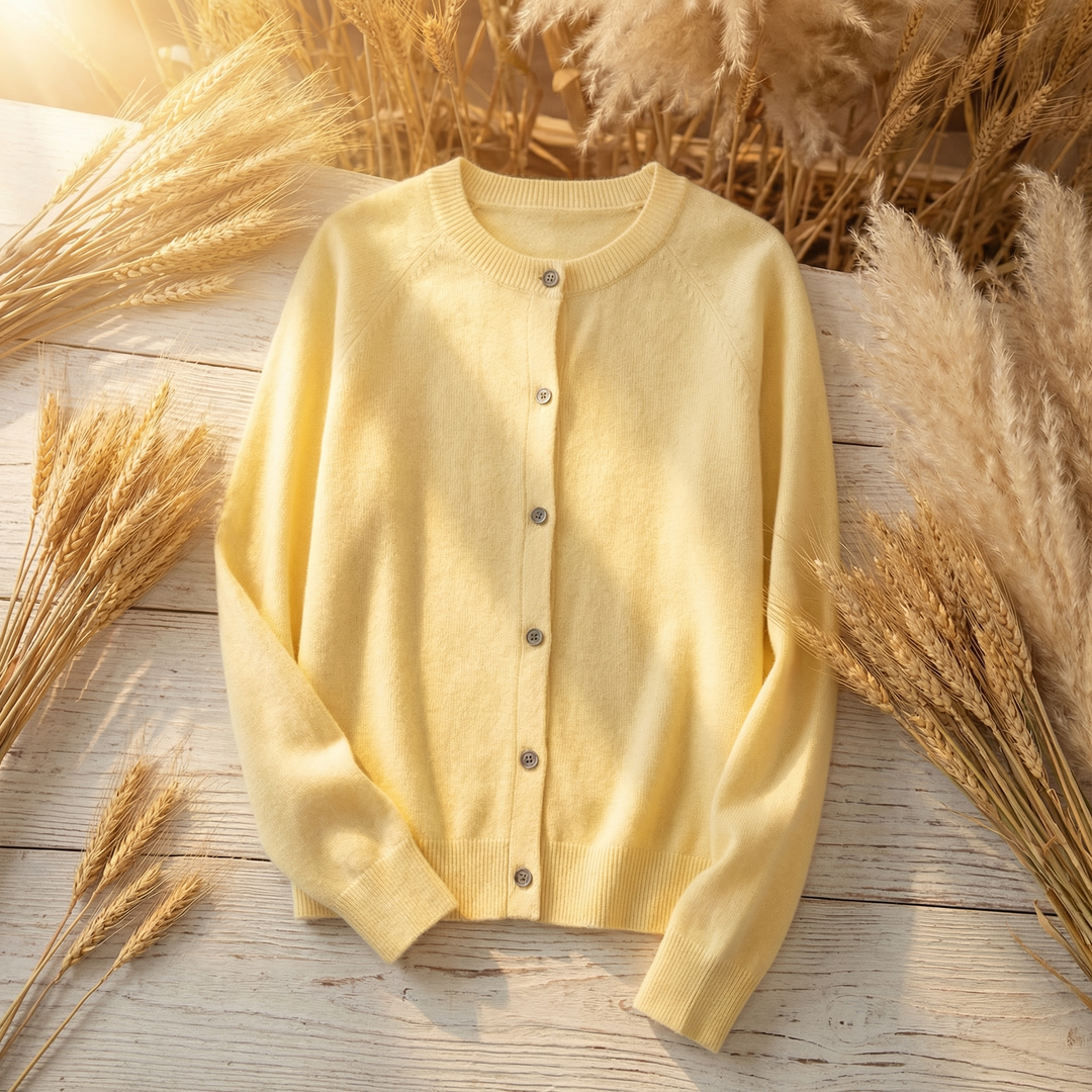 Women’s Merino Wool Cardigan Classic Fit Elegant Layering Piece 5