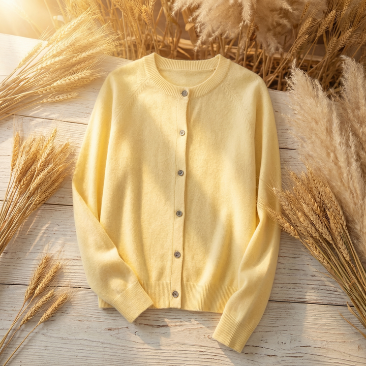 Women’s Merino Wool Cardigan Classic Fit Elegant Layering Piece 5