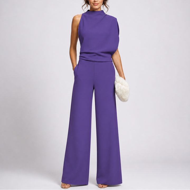 Women’s Sleeveless Jumpsuit Wide-Leg Silhouette 2