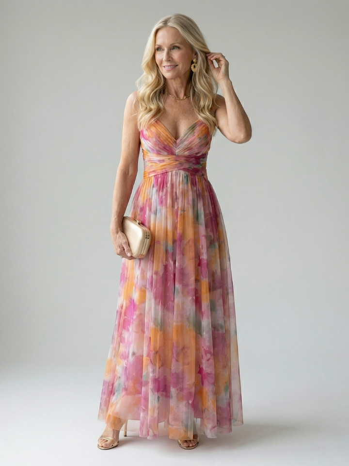 Women’s Sleeveless Maxi Dress Soft Wrap Style for Summer 0