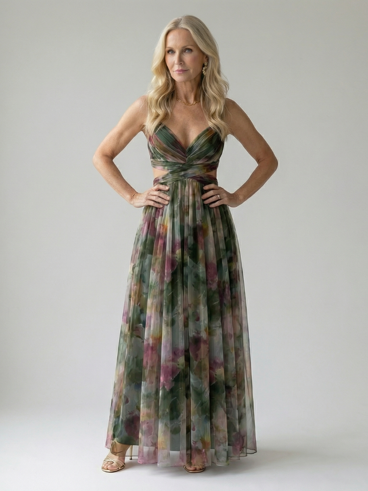 Women’s Sleeveless Maxi Dress Soft Wrap Style for Summer 10