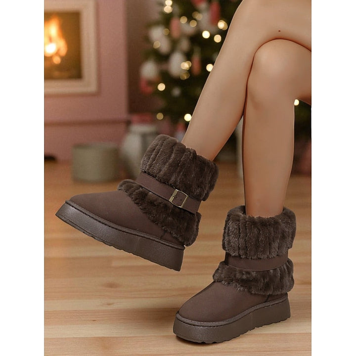 Women’s Snow Boots Fur Trimmed Warm and Stylish Design 2