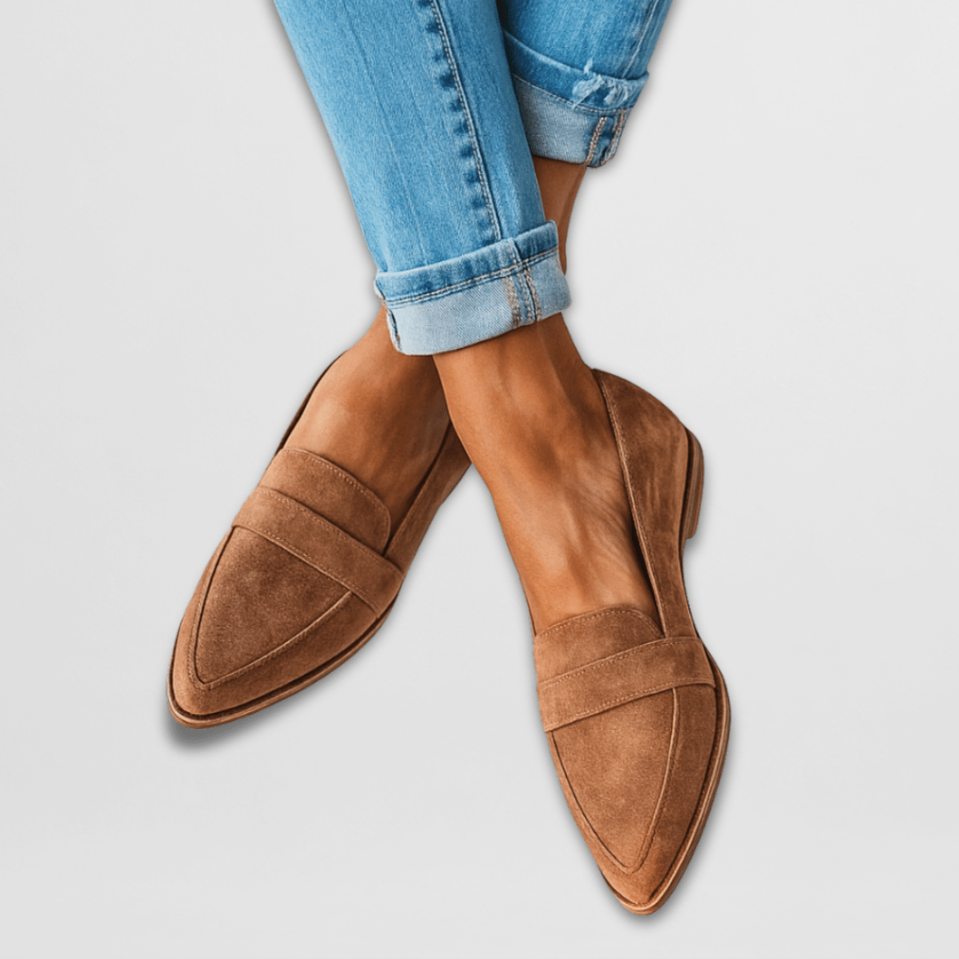 Women’s Soft Suede Loafers Comfortable Everyday Style 0