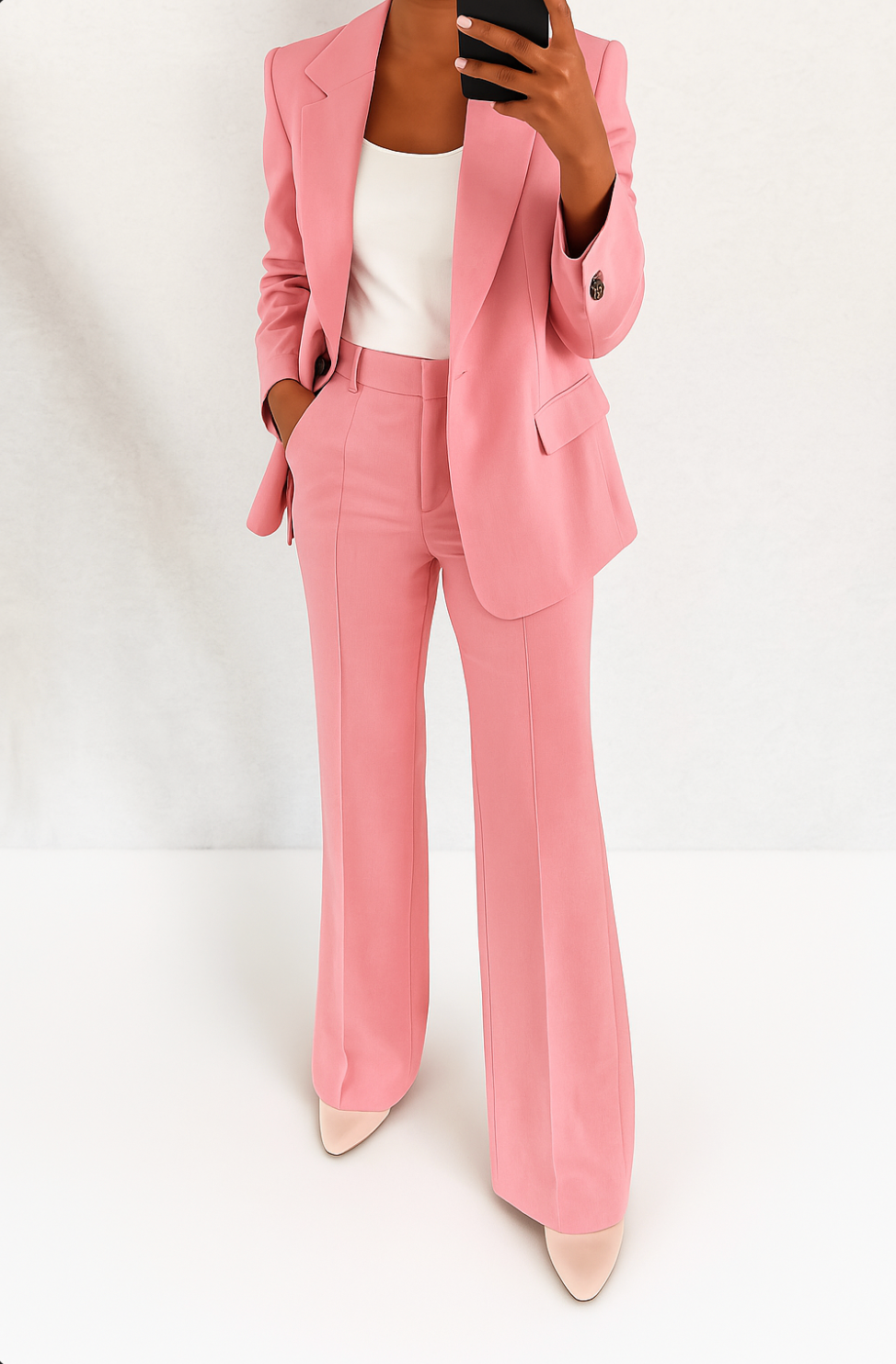Women’s Tailored Suit Set Elegant Blazer and Trouser Combination 5