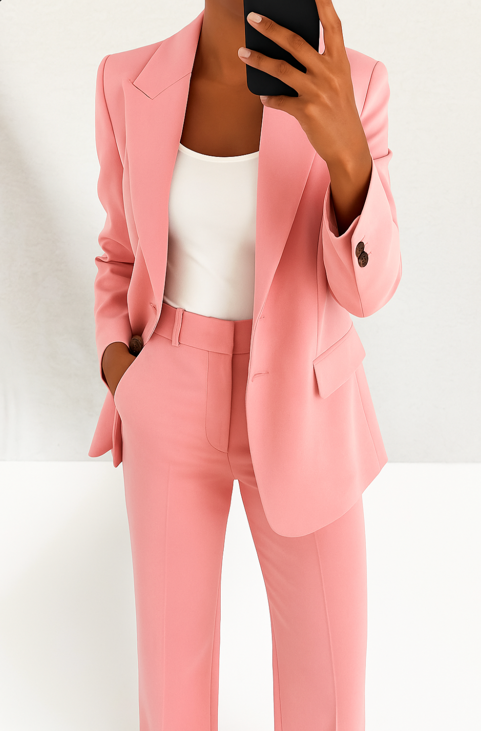 Women’s Tailored Suit Set Elegant Blazer and Trouser Combination 9