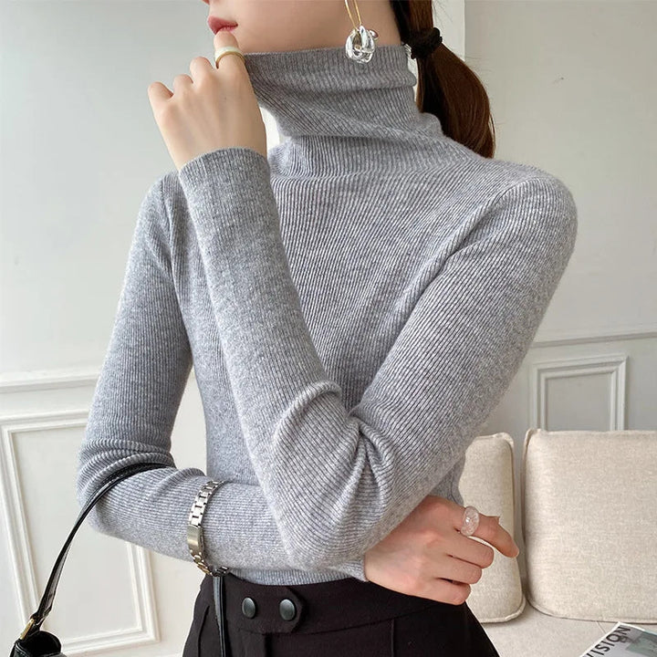 Women’s Turtleneck Sweater Lightweight Slim Fit Design 6