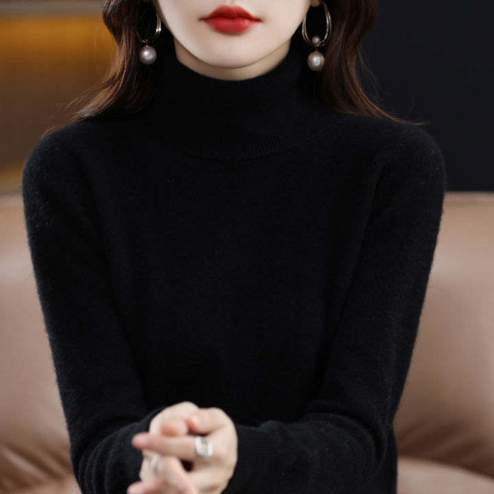 Women’s Turtleneck Sweater Slim Fit Lightweight Design 0