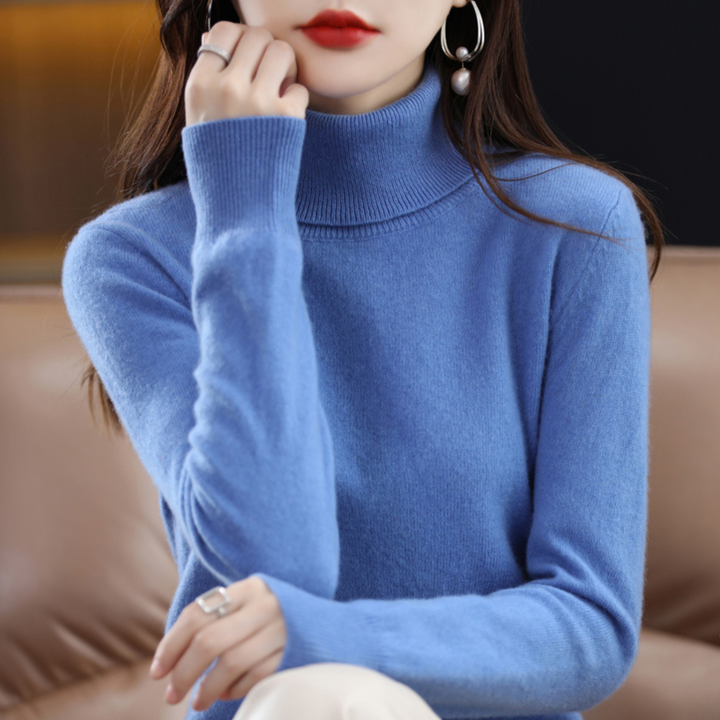 Women’s Turtleneck Sweater Slim Fit Lightweight Design 1
