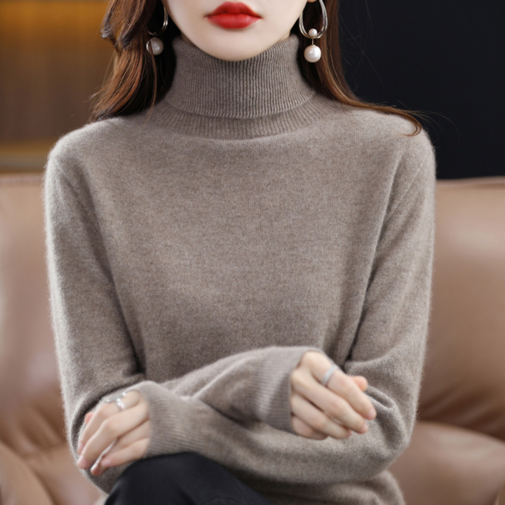 Women’s Turtleneck Sweater Slim Fit Lightweight Design 10