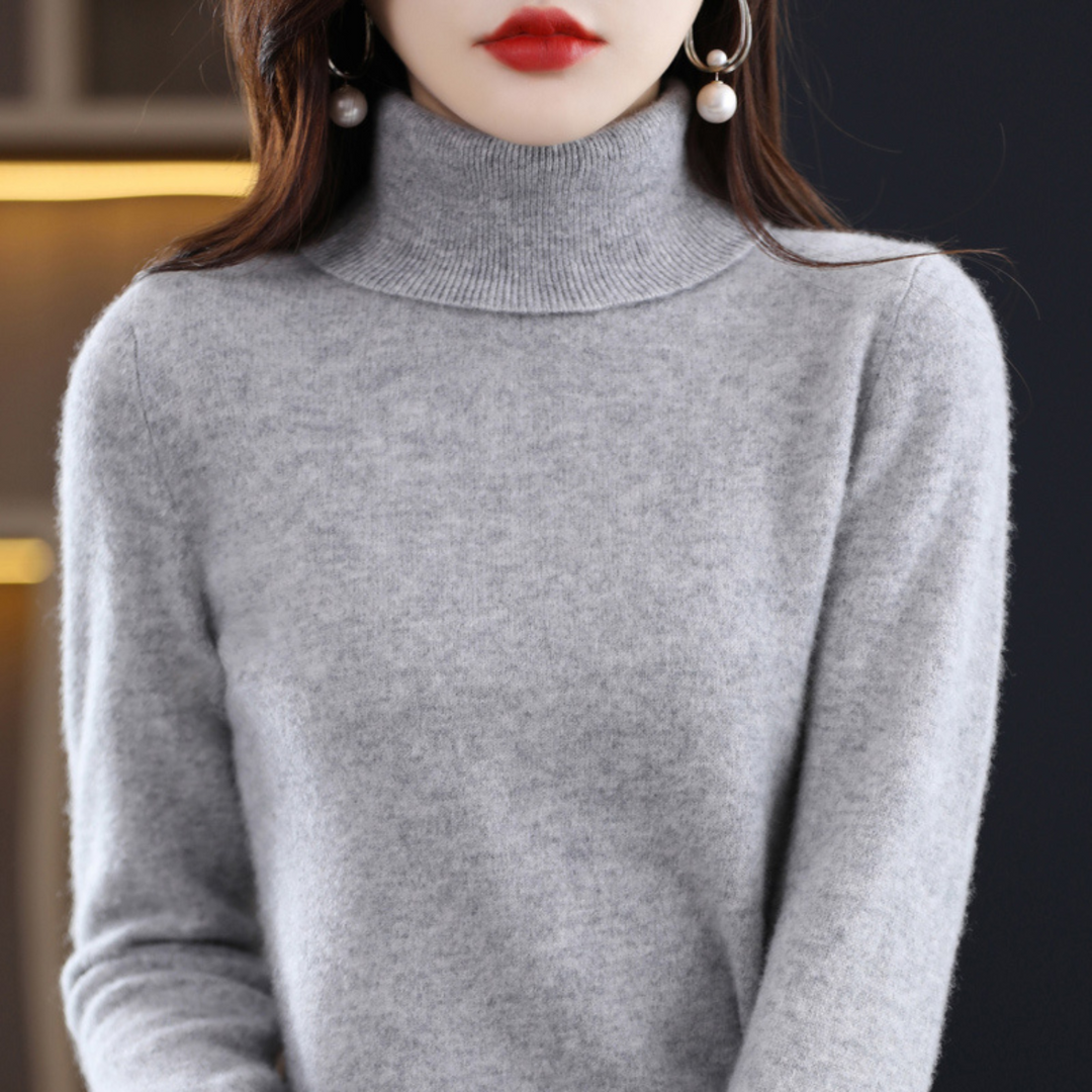 Women’s Turtleneck Sweater Slim Fit Lightweight Design 11