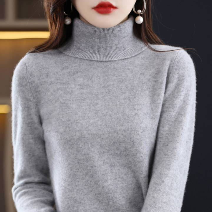 Women’s Turtleneck Sweater Slim Fit Lightweight Design 11