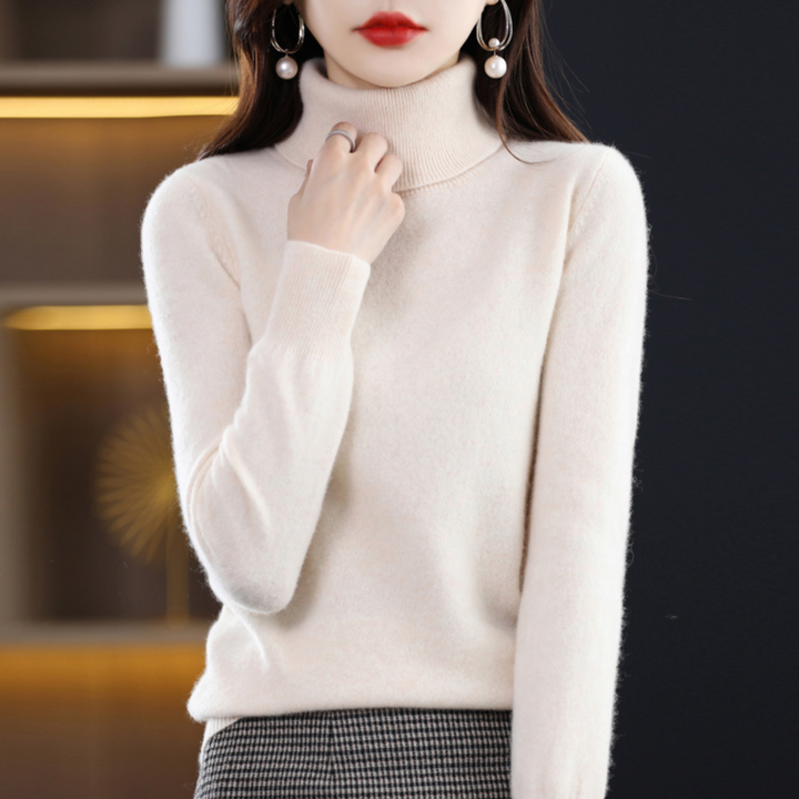 Women’s Turtleneck Sweater Slim Fit Lightweight Design 12