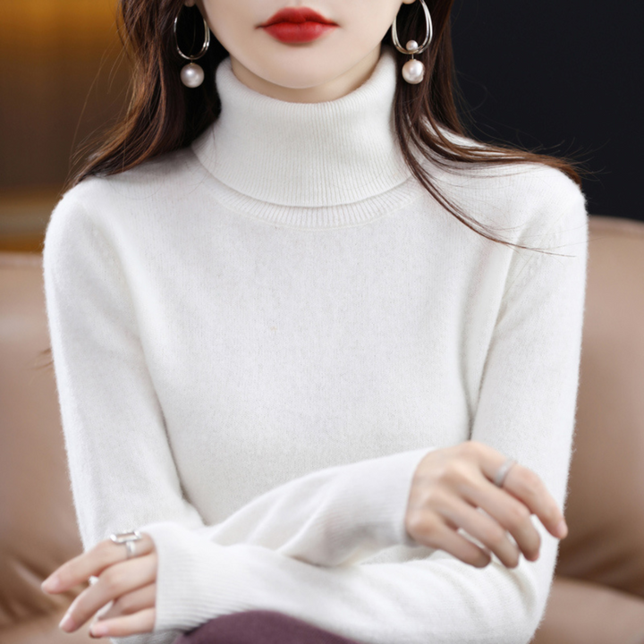 Women’s Turtleneck Sweater Slim Fit Lightweight Design 13