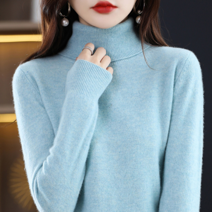 Women’s Turtleneck Sweater Slim Fit Lightweight Design 2