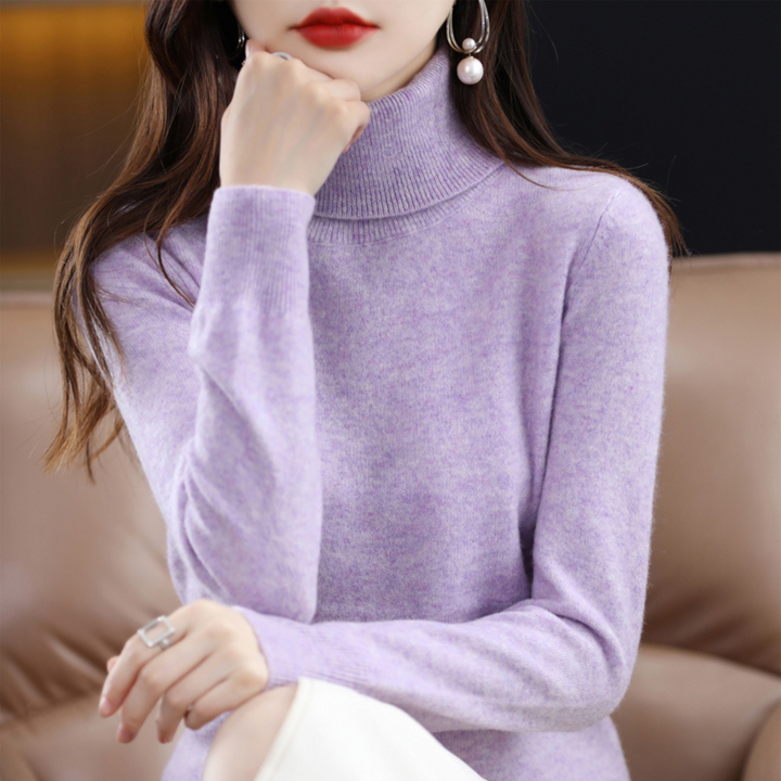 Women’s Turtleneck Sweater Slim Fit Lightweight Design 4