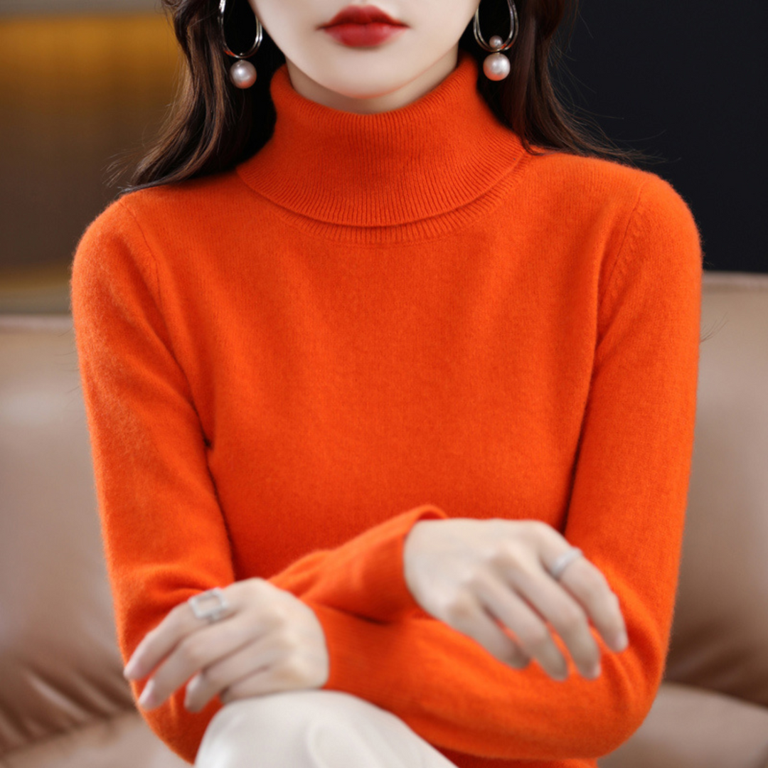 Women’s Turtleneck Sweater Slim Fit Lightweight Design 8