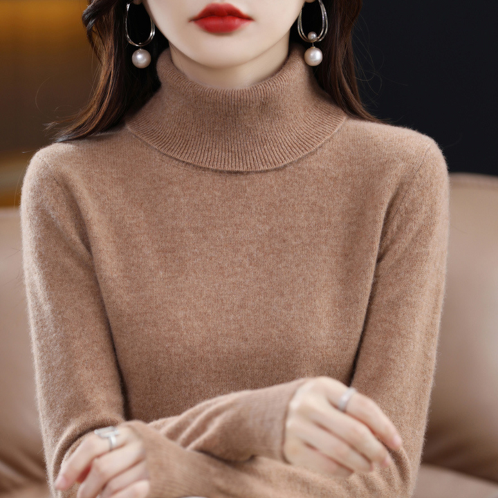 Women’s Turtleneck Sweater Slim Fit Lightweight Design 9