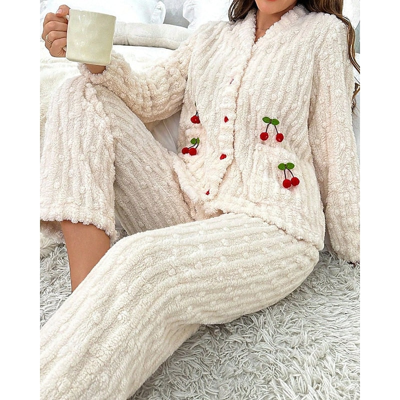 Women’s Two-Piece Lounge Set Soft Cozy Design 4