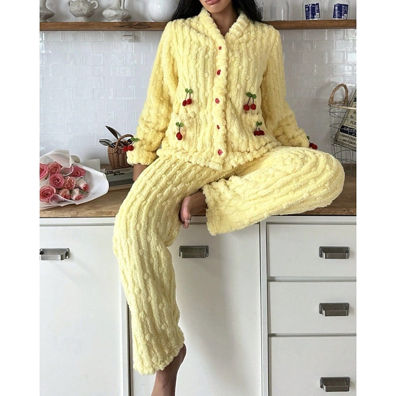 Women’s Two-Piece Lounge Set Soft Cozy Design 5