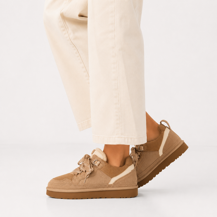 Women’s Winter Sneakers Suede Look with Platform Sole 0