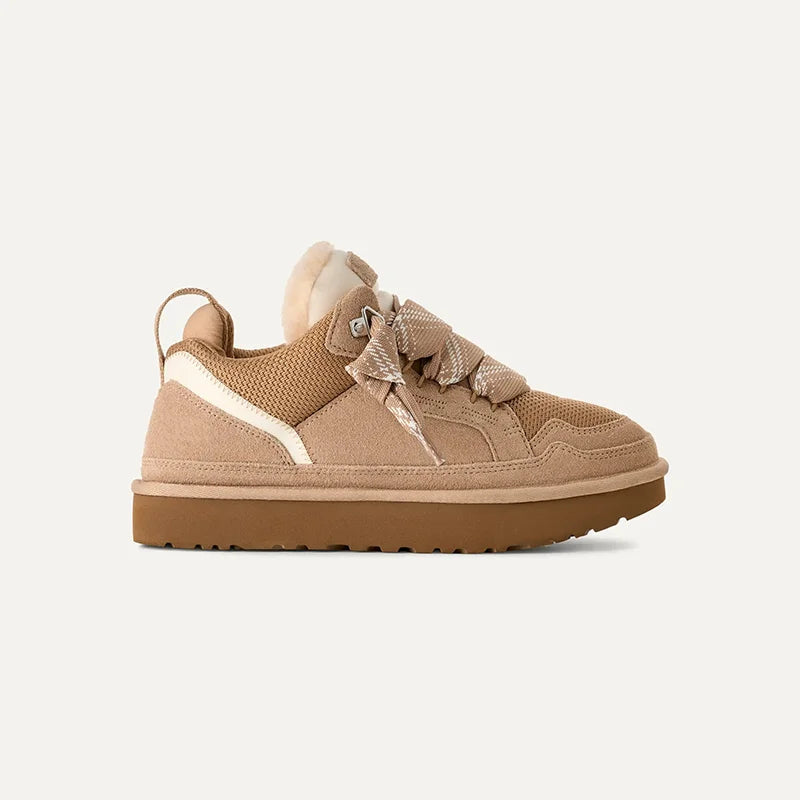 Women’s Winter Sneakers Suede Look with Platform Sole 1