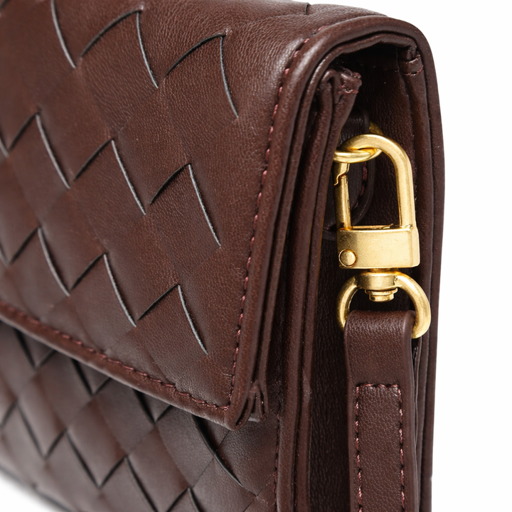 Women’s Woven Clutch Bag Elegant Evening Shoulder Style 1