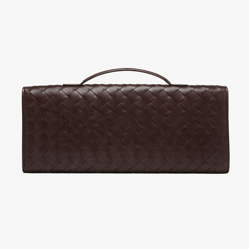 Women’s Woven Clutch Bag Elegant Evening Shoulder Style 2