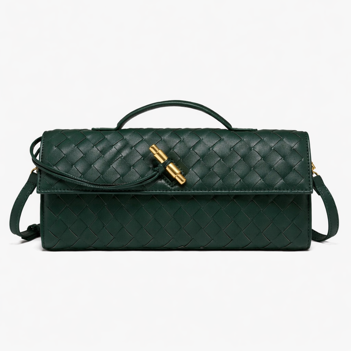 Women’s Woven Clutch Bag Elegant Evening Shoulder Style 3